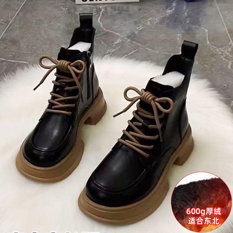 Moda Street Style Seksowne Damskie Botki Motocyklowe Jesień Nowe Wygodne Pasujące do Wszystkiego Skórzane Botki Chelsea Krótkie Buty Damskie