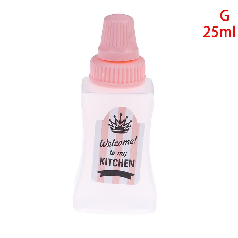 Mini Seasoning Sauce Bottle Portable Tomato Ketchup Bottle Salad Dressing Container for Bento Lunch Box Kitchen Jars