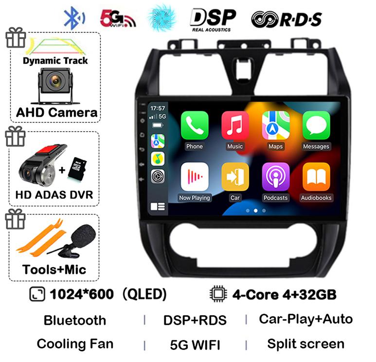 Android 14 Wireless CarPlay Auto Radio for Geely Emgrand EC7 1 2009-2016 4G+WIFI Car Radio Multimedia Video Player GPS Stereo BT