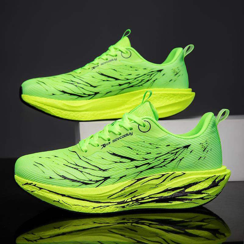 Running Shoes Carbon Board Speciality Marathon Men Sports Breathable Lightweight Women'S Comfortable Athletic Nonskid Sneakers