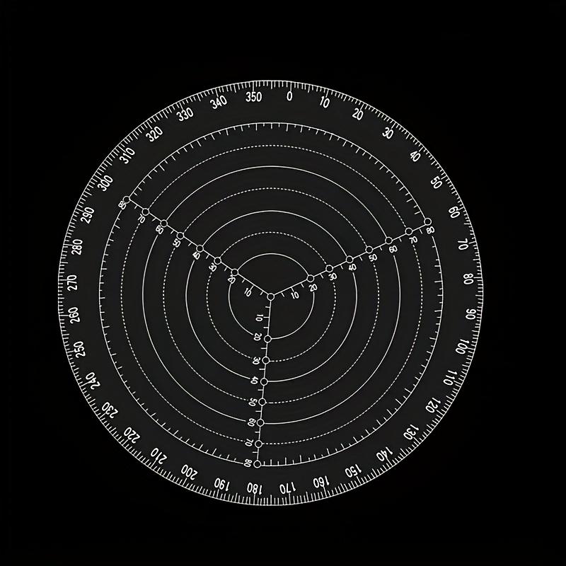 

Прозрачный акриловый круглый центр-искатель, компас для токарного станка, подходит для токарной обработки дерева, измерительных и дизайнерских работ