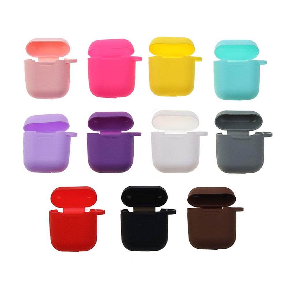 For Airpods 1/2 Soft Silicone Earphone Cover Air Pods Case Earpods Accessories Headset Protective Sleeve Air pods Case