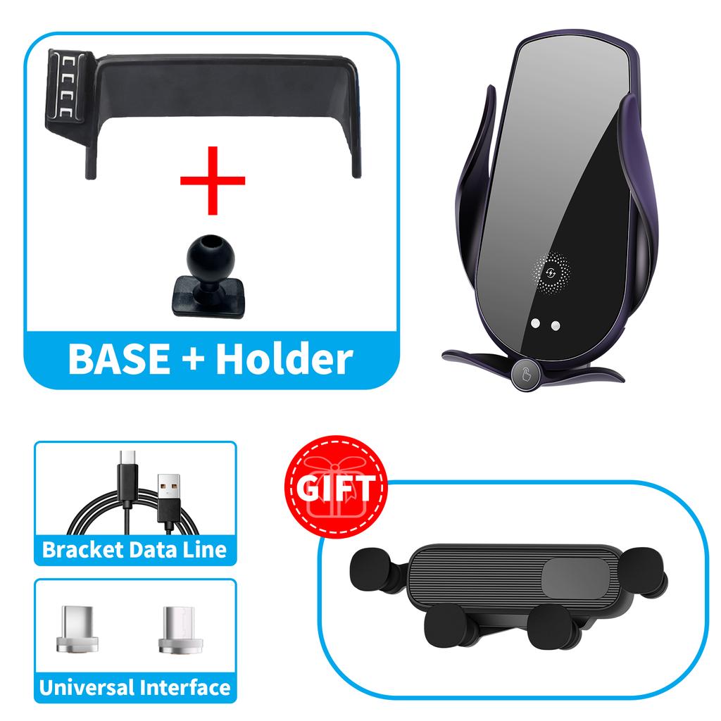 for Mazda MX-5 2016- ND MX5 Miata Roadster Car Phone Holder Screen Fixed Navigation Bracket Base Wireless Charging