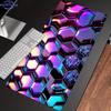 New Hexagon Geometric Xxl Mouse Pad Precision Lock Edge Gaming Keyboard Mat Desk Pad Gamer Office Computer Accessories