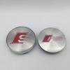4pcs 3D 56mm 60mm for S Sline RS Car Emblem Wheel Hub Center Cap Badge Covers Sticker Decals Styling Accessories