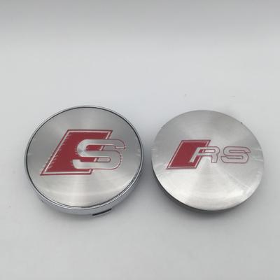 4pcs 3D 56mm 60mm for S Sline RS Car Emblem Wheel Hub Center Cap Badge Covers Sticker Decals Styling Accessories