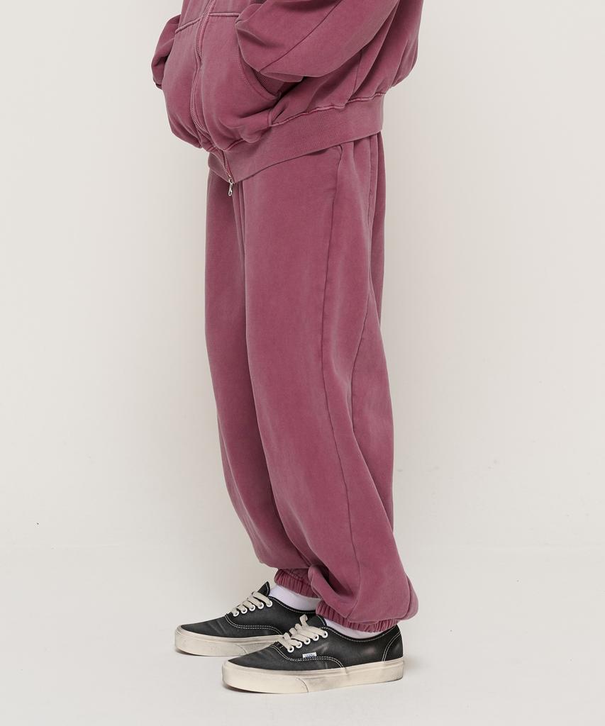 CARGOBROS Pigment-Dyed Training Jogger Pants (Burgundy)