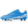 Autumn new printed hard-soled men's and women's long and short nail shoes low-top fashion football shoes grass training shoes