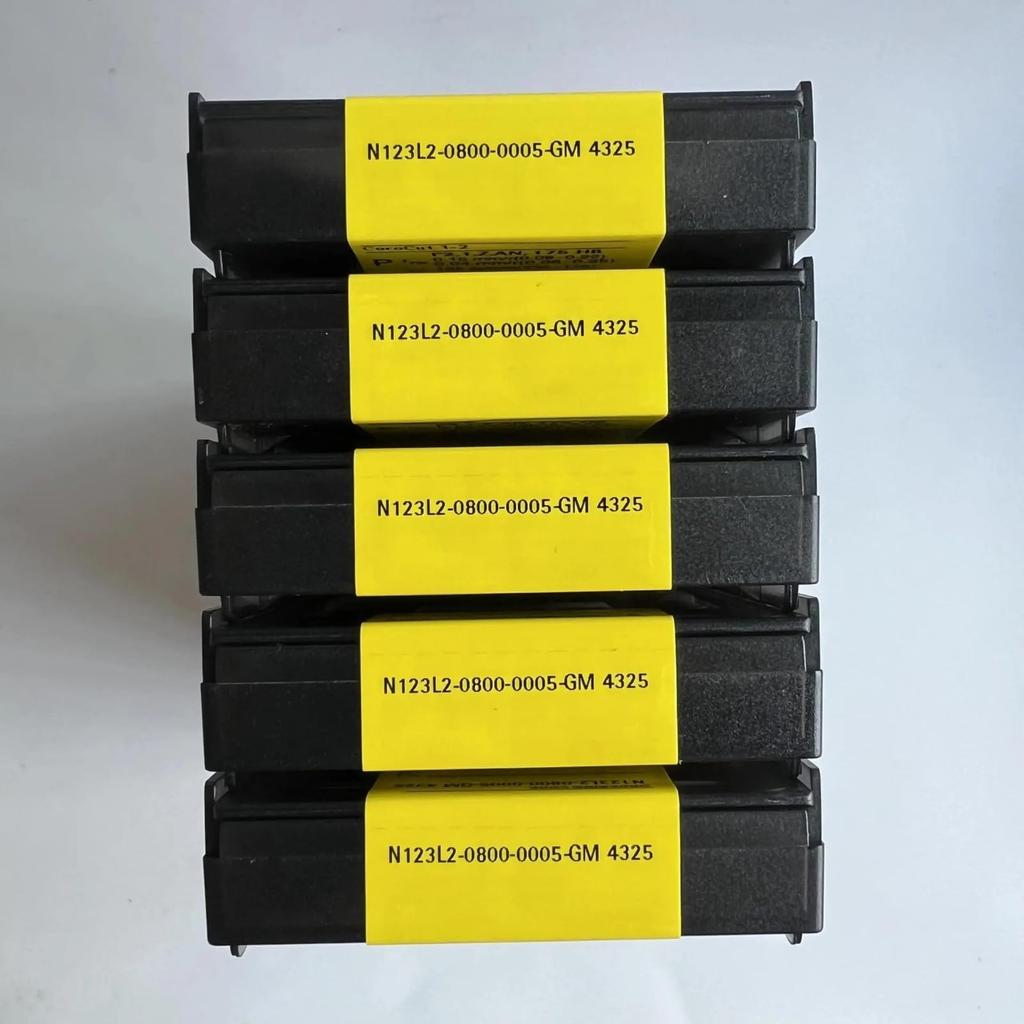Original Sandvik / N123L2-0800-0005-GM 4325  / CNC lathe carbide blade 10 PCS