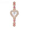 Girls' Watch Niche Luxury Full Diamond Heart Small Dial Watch High-grade Waterproof Bracelet Quartz Watch