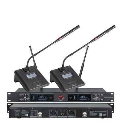 KTV U-band Infrared Wireless Dual Microphone Headset for High-end Stage and Conference Use