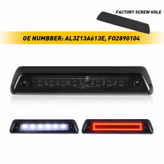 Fit For 2009-2014 Ford F150 LED Third 3rd Brake Light Cargo Lamp Smoked Housing