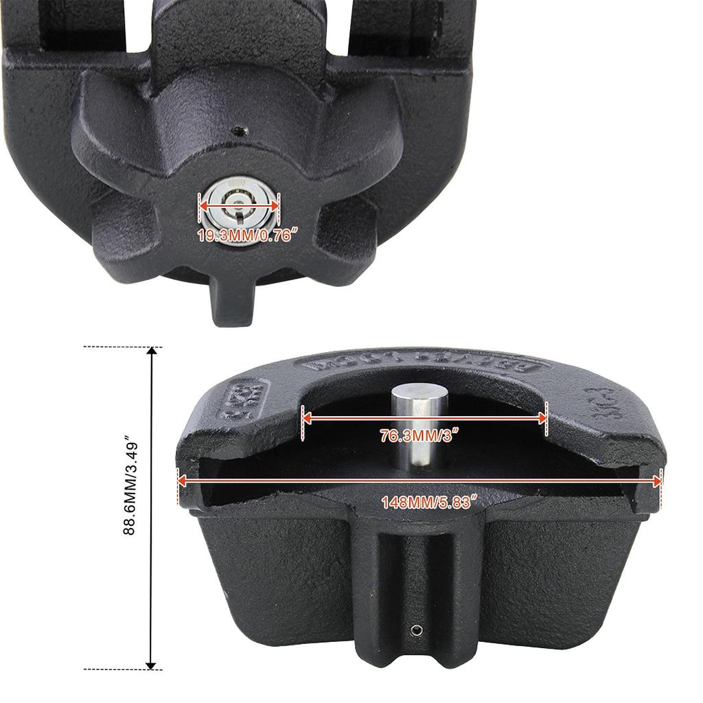 Trailer Hitch Lock Accessories Tow Hitch Lock Practical High Performance