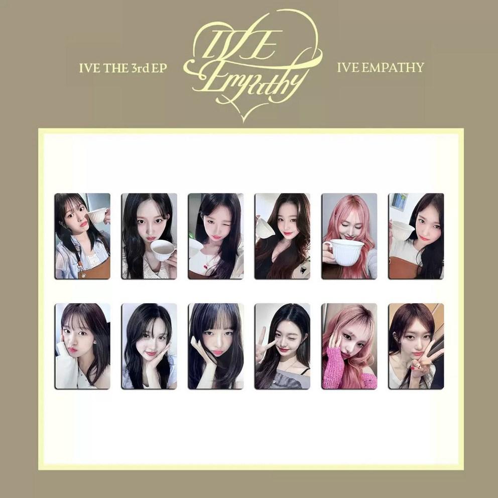 IVE 3. Mini Album Levelha Empatie Speciální Fotokarta Zboží Fotokarta Jang Won-young An Yu-jin LIZ LEESEO Podzimní Idol Kolekce Karta