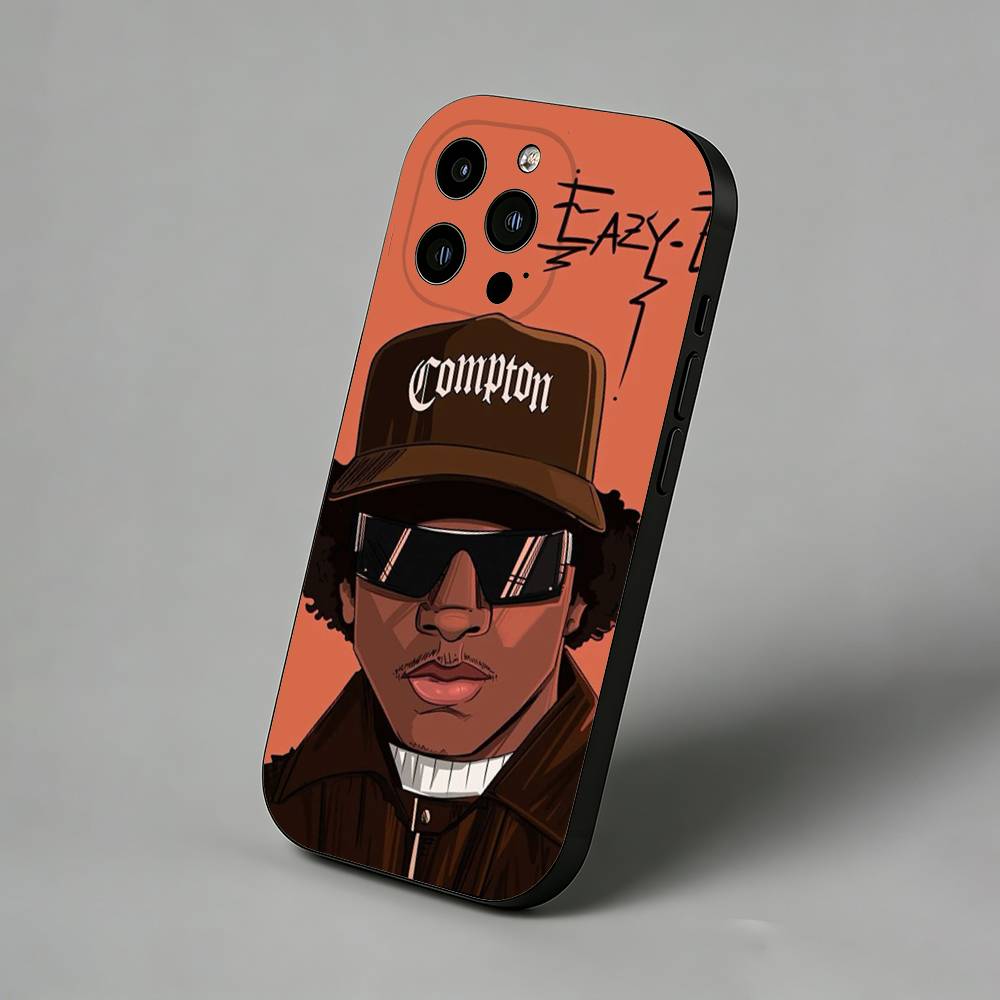 Rapper E-Eazy E Slim Back Phone Case for iPhone 17 Air 16 Pro Max 16e 15 Plus 14 13 Mini 12 11 Protective Cover
