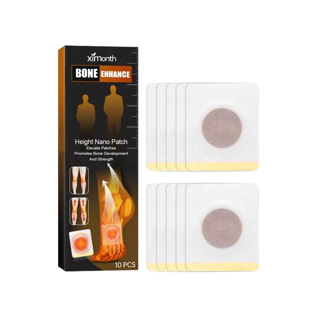 10pcs Height Booster Patch Body Height Care Foot Point Patch Growing Body Foot Patch