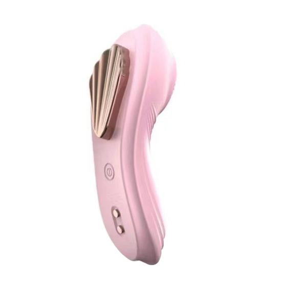 Fernbedienbarer Vibrator Magnetisch Tragbare Vibrationshöschen Mehrere Vibrationsmodi Silikon Klitoris Vagina Stimulator mit Weichen Borsten für Frauen