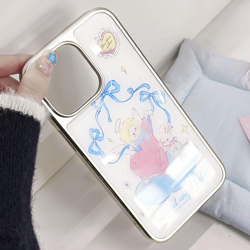 

Чохол Zhitai Epoxy для iPhone 16 Pro Max/13 Pro – корейський стиль Ins iPhone 13 Pro