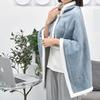 Double Layer Poncho Blanket No Sleeves Easy On Off Drape and Go Shawl Gift for Women Who Have Everything Gifts for Grandma Mom