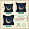 Ramadan New Moon Lantern Pillowcase Printed Polyester 40/45/50Cm Throw Pillowcover Decorative Sofa Cushion Pillowslip Home Decor