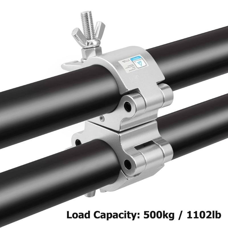 Aluminum Stage Light Pipe Clamp Replacement Tubing Clamp Fastner Hardware Accessories for Quick to Installation