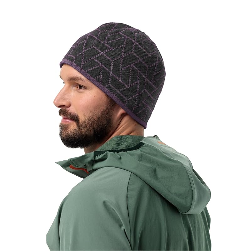 

[Jack Wolfskin] unisex Antibacterial and deodorizing knit cap (with lining) [ 1911581 / ALPSPITZE BEANIE ] hat black