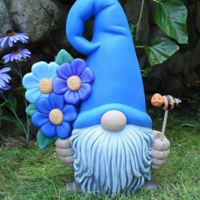 Statue Model Handmade Workmanship Dwarf Decorative Eye-catching Garden Excellent Statue Display for Yard