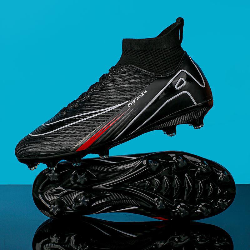 High-Top Football Shoes Men'S And Women'S Ag Spikes Artificial Grass Children'S Large-Size Training Sports Adult Shoes Batch