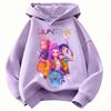 Movie KPOP Demon Hunters Rumi Mira Zoey Girl Graphic Hooded Sportswear Fashion Trendy Street Clothing
