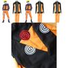 Prémiová kvalita Naruto Uzumaki 2. Shippuden Cosplay Kostým Kabát a Kalhoty Módní Uniforma pro Anime Nadšence