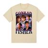 Team Conrad Conrad Fisher Cousins Beach Maglietta Vintage Uomo Donna Moda High Street T-shirt Poliestere Casual Manica Corta T-shirt