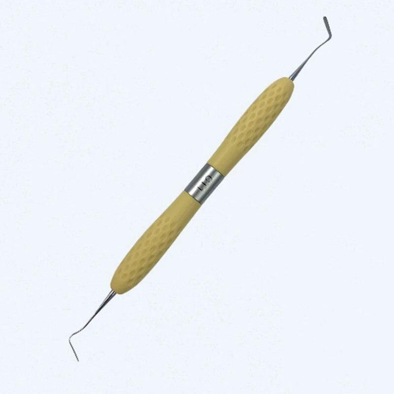 1 buc cuțit de restaurare estetică umplut cu rășină dentară pentru instrument de restaurare material de stomatologie cu mâner din silicon