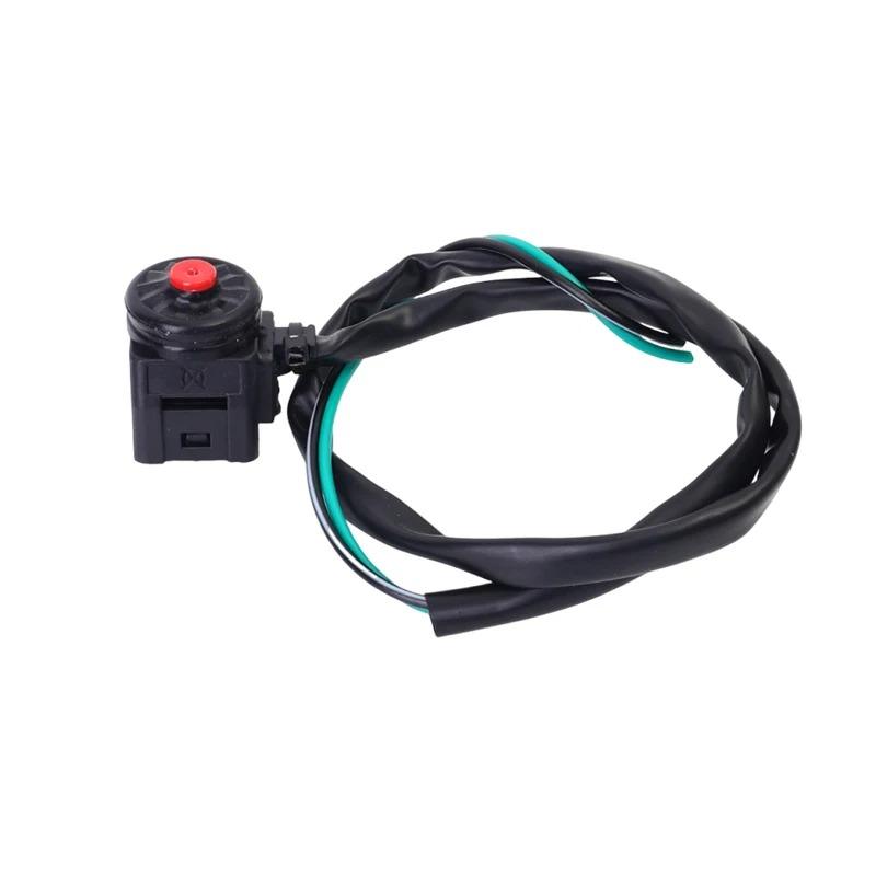 

1-2PCS New Motorcycle Kill Red Push Button Horn Starter Dirt Bike Dual Sport 22mm for ATV Bars Off Road Motorcycle Parts