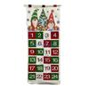 090D Christmas Advent Calendar Advent Calendar with 24 Pockets 24 Days Countdown