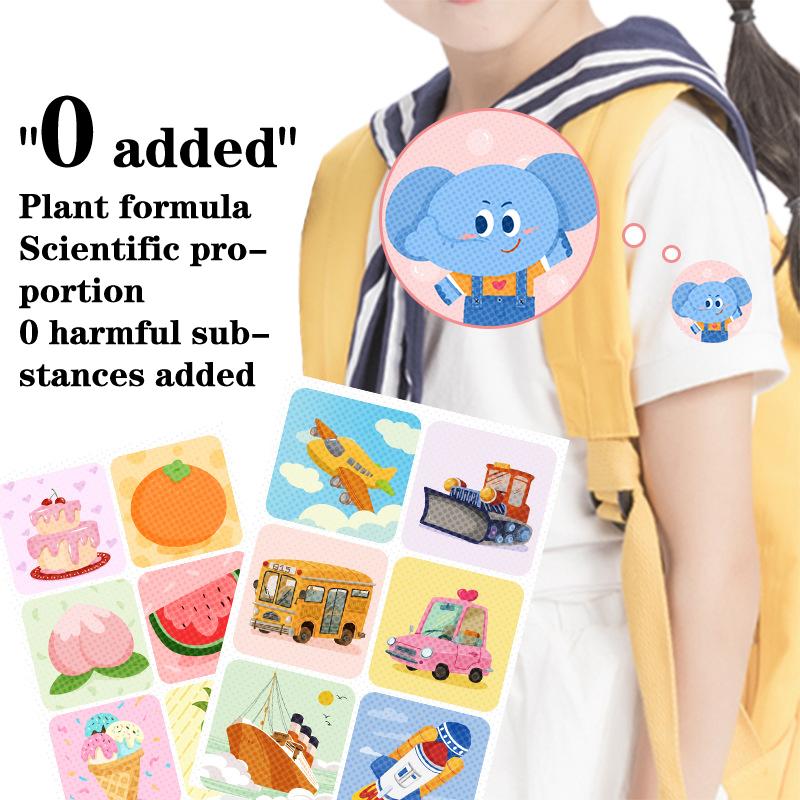 36Pcs Summer Mosquito Patch Plant Essential Oil Mosquito Repellent Sticker For Children Toddler Infant Kids