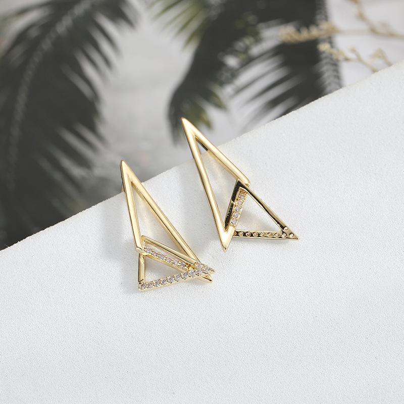 

Легкая роскошь, минималистичные серьги-гвоздики с рождественской веткой в корейском стиле