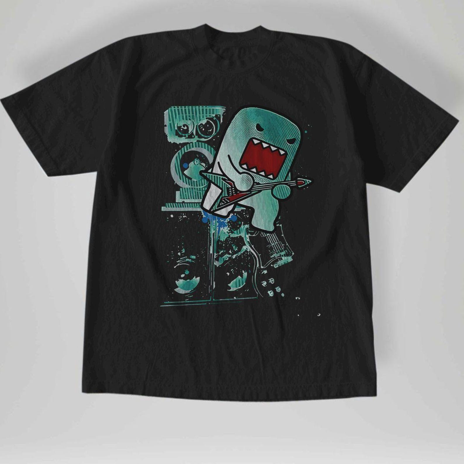 Y2k-inspired Domo Guitar T-shirt XXL