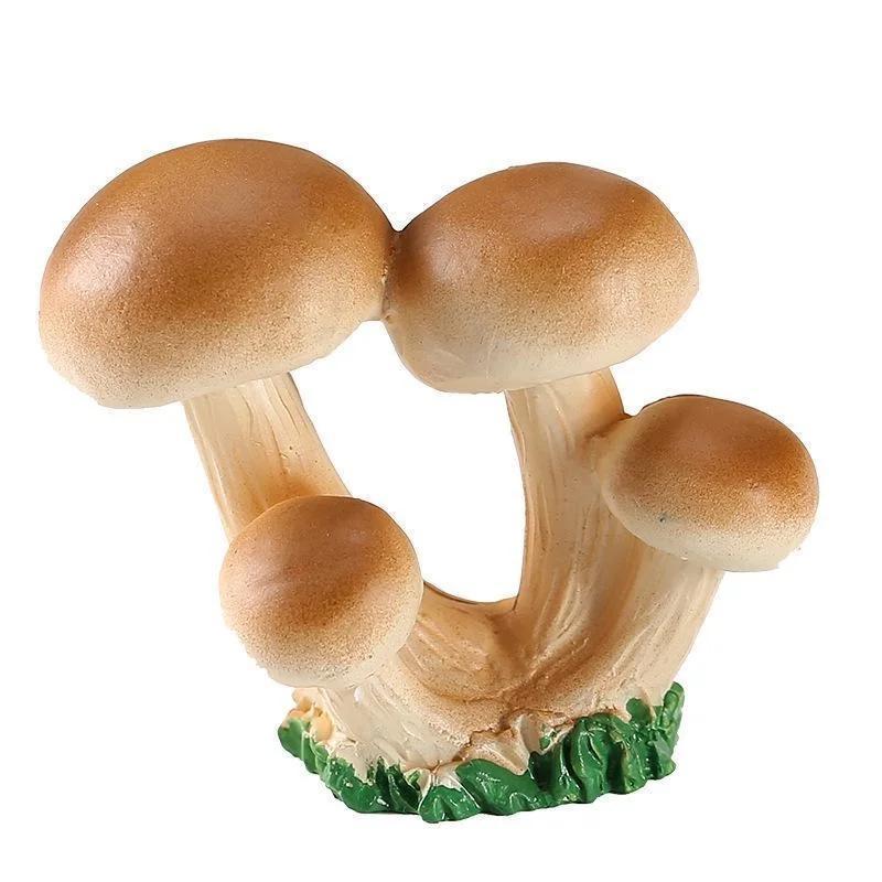 Simulated Mushroom Ornament Cute Mushroom Micro Landscape Decoration Gardening Decoration Resin Craft Bonsai DlY Plant Ornament