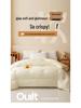 Class A Antibacterial Soybean Fiber All-Season Quilt: Cool Summer Duvet-Insert & Cozy Winter Quilt for Student Dorms