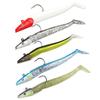 5PCS 10g Silicone Baits Soft Minnow Weight Head Wobblers Jig Lure Swimbait Easy Shiner Fishing Tackle Crank Hook for Bass Pike 260319