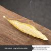 Antique Bodhi Leaf Incense Holder - Japanese-Inspired Aromatherapy Stand