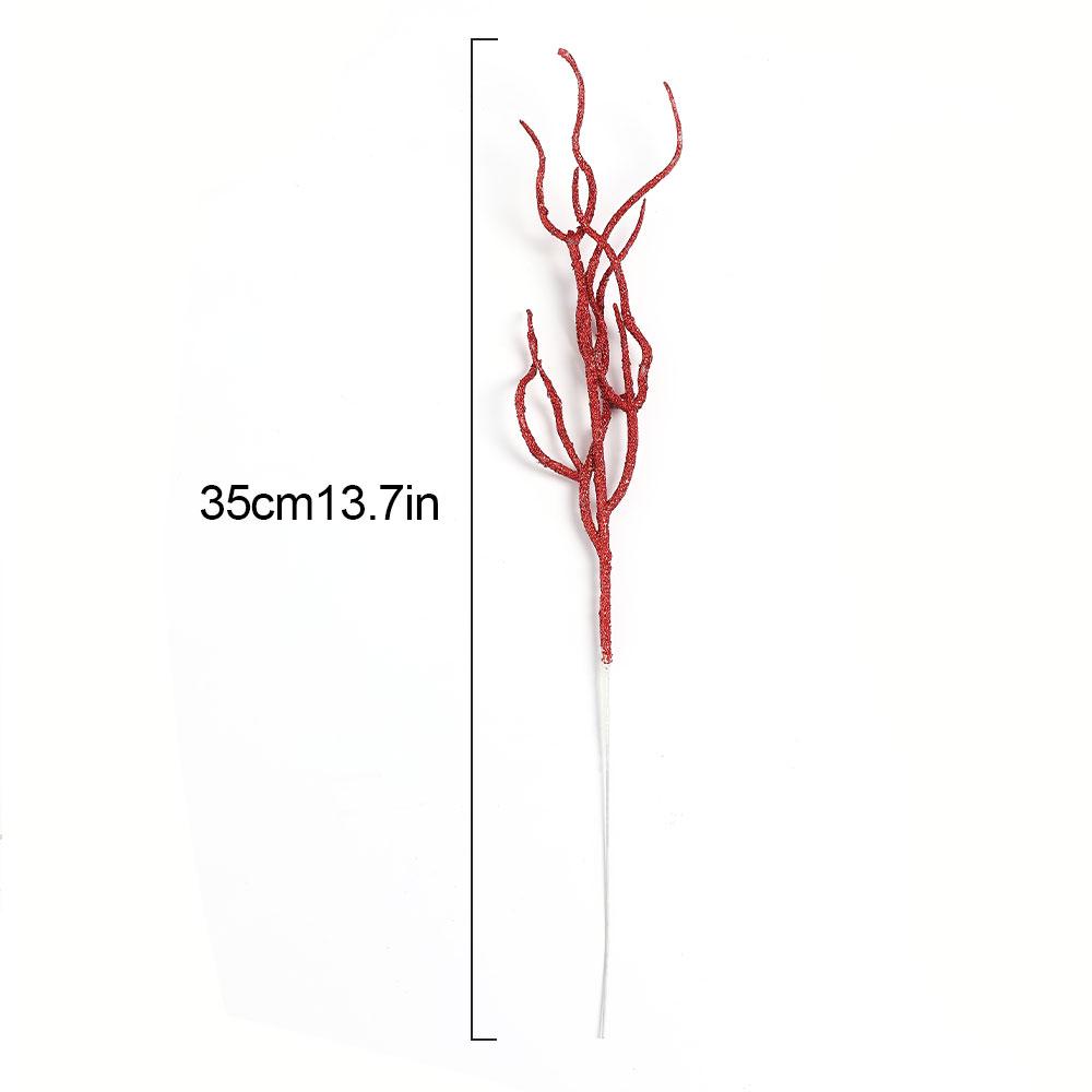 3/5Pcs Christmas Decorations Colored Branch Artificial Bouquet Xmas Tree Ornament Home Decor New Year Navidad 2025 Accessories