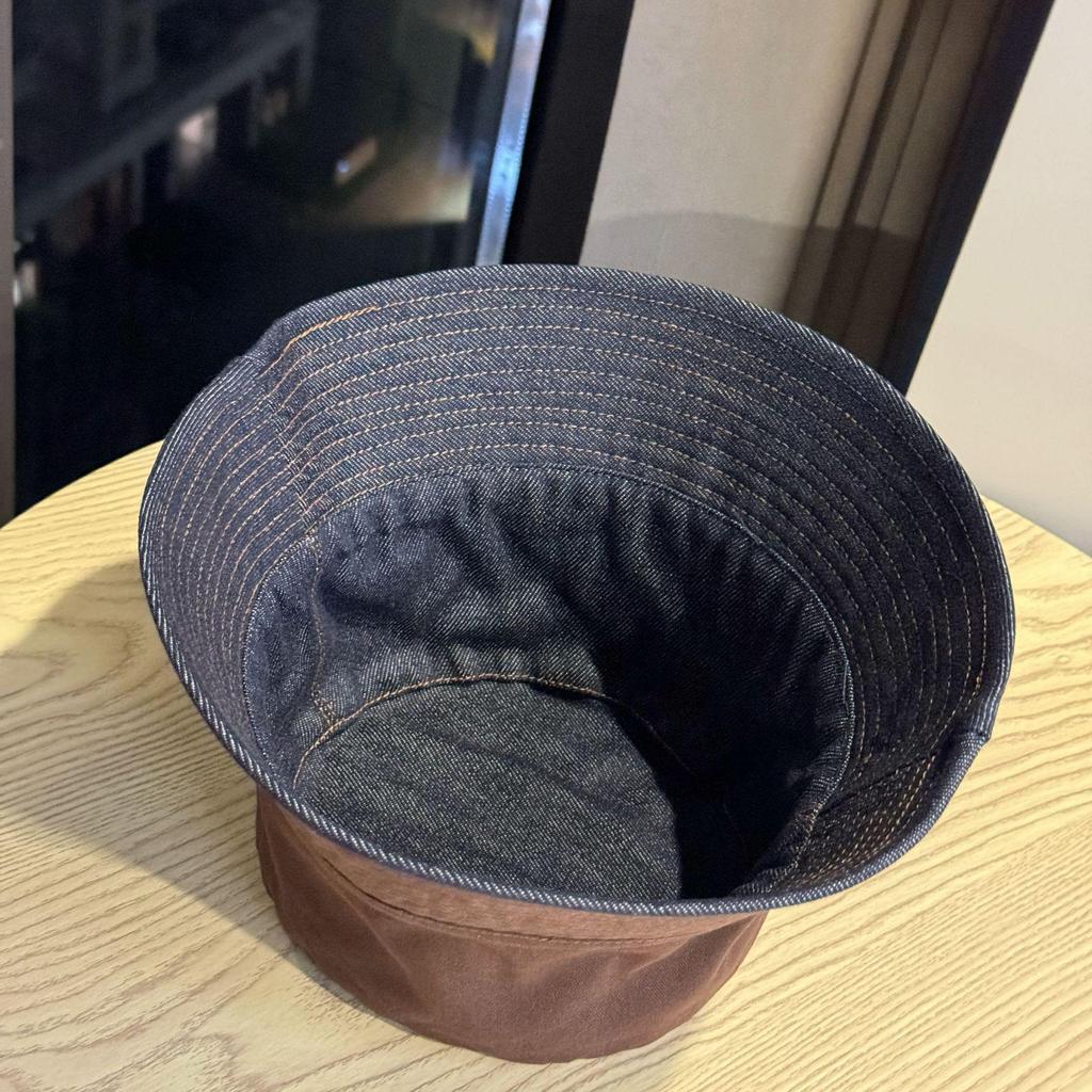 Double-Sided Wearable Denim Sunshade Bucket Hat - Japanese & Korean Style