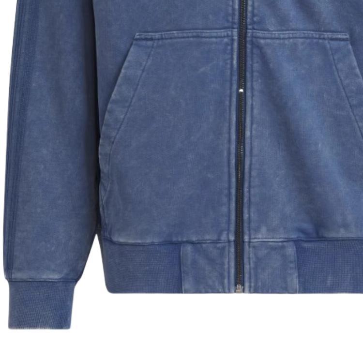 Adidas Originals SS25 Comfortable Warm Durable Hooded Jacket Men Jacket Uniform-Blue KA6759