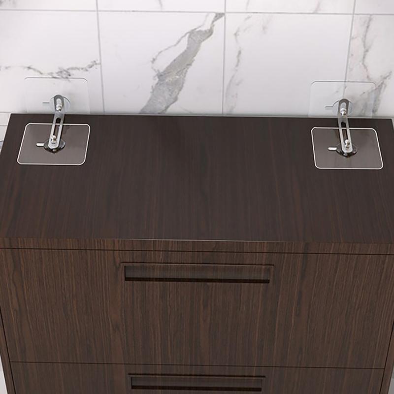 Dispositivo antiribaltamento fisso per mobile TV Dispositivo antiribaltamento di sicurezza per libreria, TV, scarpiera, armadio, adesivo