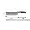 7 Inch Nakiri Knife 67-layers Damascus VG10 Steel Blade Ebony Handle Sharp Chef Slicing Cleaver Meat Japanese Kitchen Knives