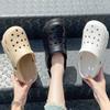 Baotou Hole Shoes Women's Summer Slippers Home Slippers Soft Sole Light Non-slip Bathroom Bath Can Wear Slippers Men
