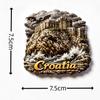 Europa Kroatien 3D Kühlschrankmagnete Aufkleber Tourismus Souvenir Kühlschrankmagnete Aufkleber Haus Küchen Dekor
