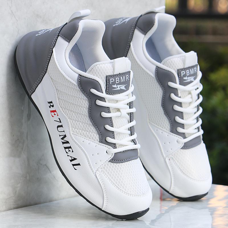 Men's Breathable Mesh Casual Shoes - Lightweight, Soft Sole, Trendy Running Sneakers for Autumn