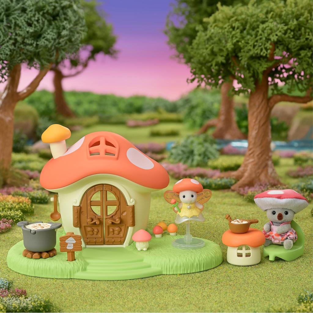 Sylvanian Families Mushroom ST Mark Certified Ages 3 and up Toy Dollhouse Sylvanian Families Epoch EPOCH [Fairy House] F-43